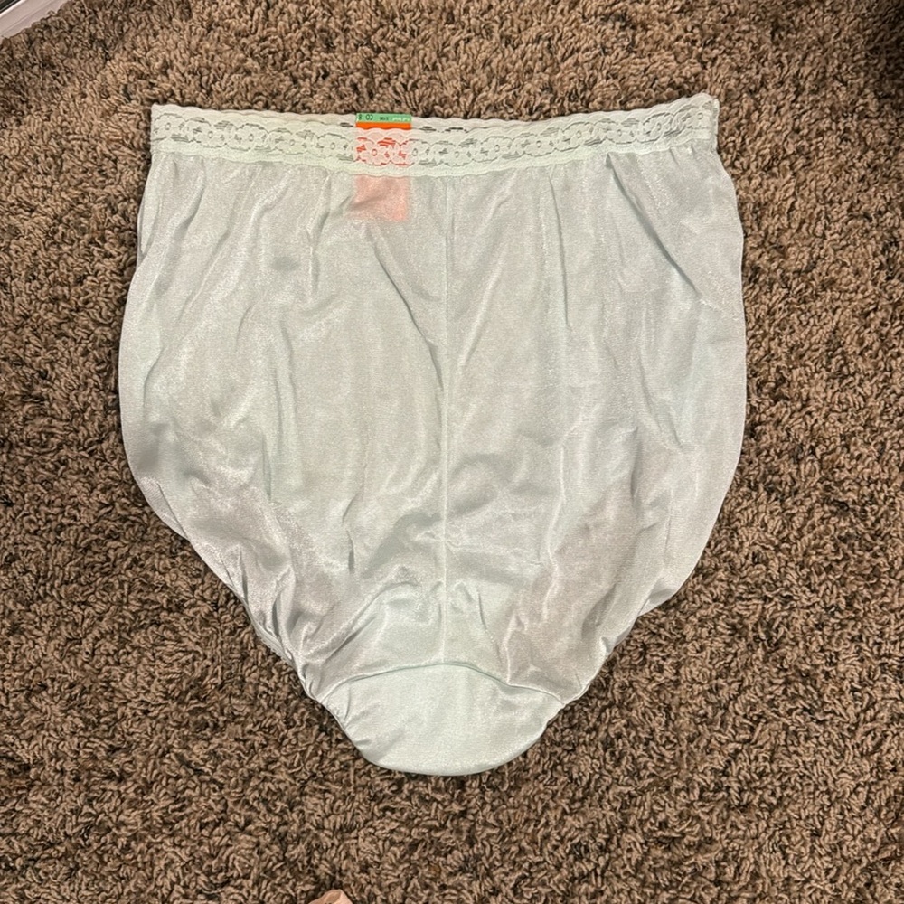 NWT Vintage Blue Satin Panty - Picture 4 of 4